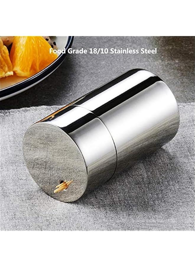 Toothpicks Holder Dispenser Stainless Steel (Chromed)