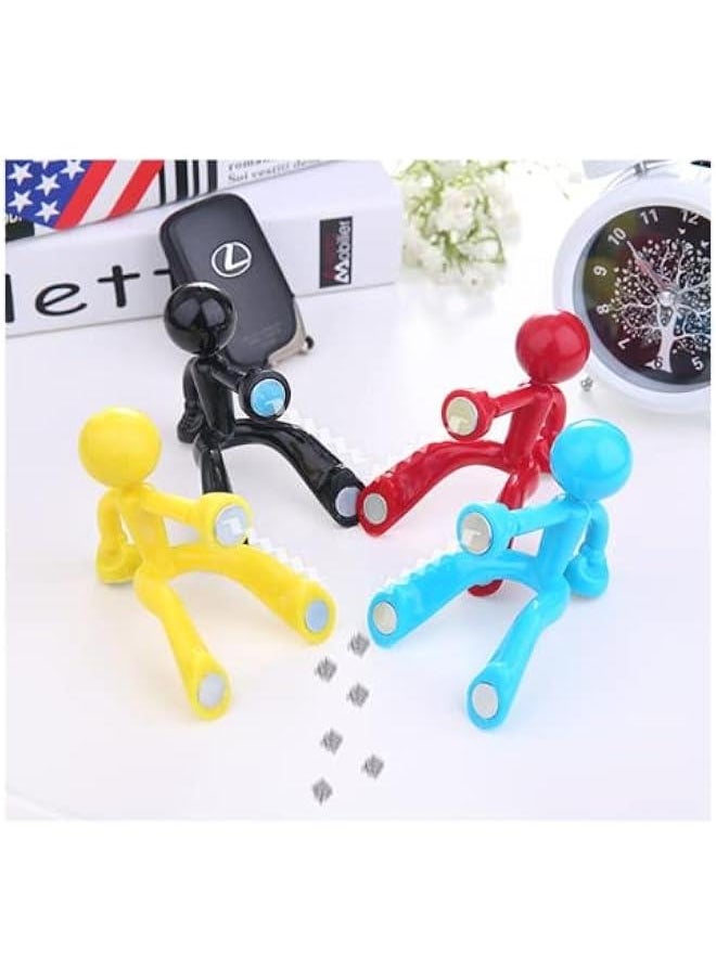 4Pcs Refrigerator Magnets Men, Cute and Colorful Fridge Magnet Man,Solid Magnetic People Magnets for Adults Lockers,Fridge, Office,Whiteboard Decoration