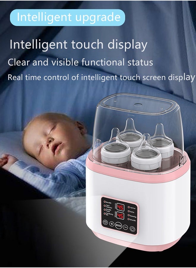 Baby Bottle Warmer, 8-in-1 Multifunction Breast Milk Warmer with Remote, Fast Baby Food Heater and Defrost Warmer with Timer, LCD Display Accurate Temperature Adjustment