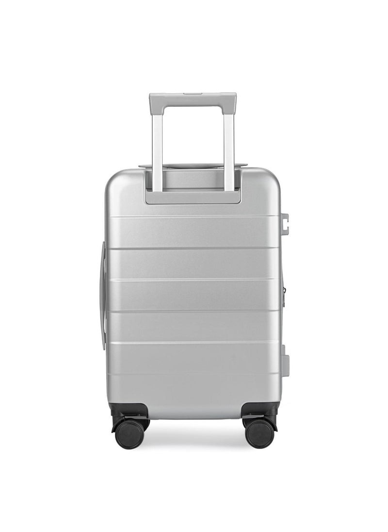 Polypropylene 3-Piece Set: Front Open Trolley, Unbreakable & stylish with Expandable zip, (28/24/20) sizes – Horizontal Strip Design