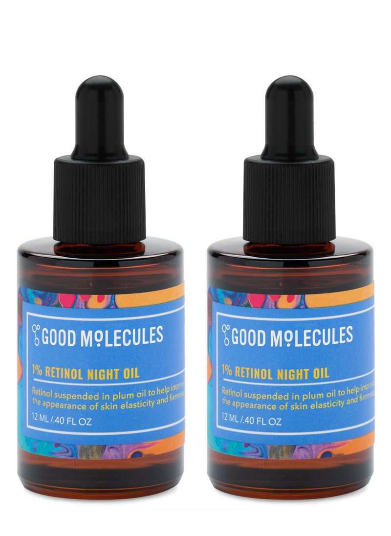 GOOD MOLECULES 1% Retinol Night Oil 12ml Duo