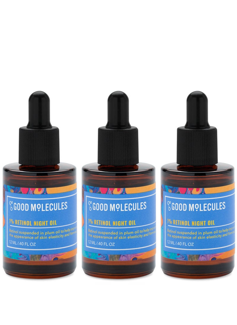 GOOD MOLECULES 1% Retinol Night Oil 12ml Trio