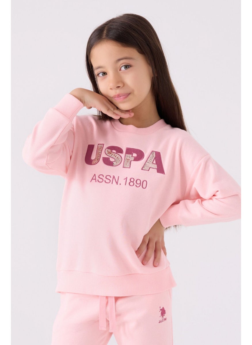 Girls Tracksuit Us1969 Pink