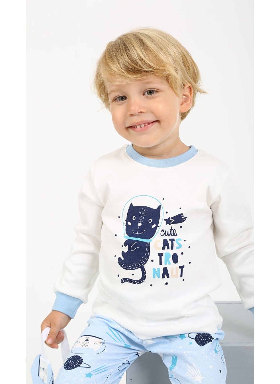 1-5 Years Old Boy Eye Patch Pajama Set