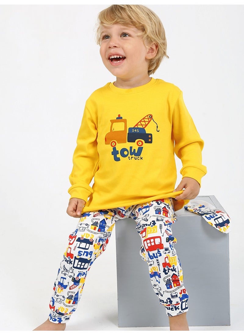 1-5 Years Old Boy Eye Patch Pajama Set