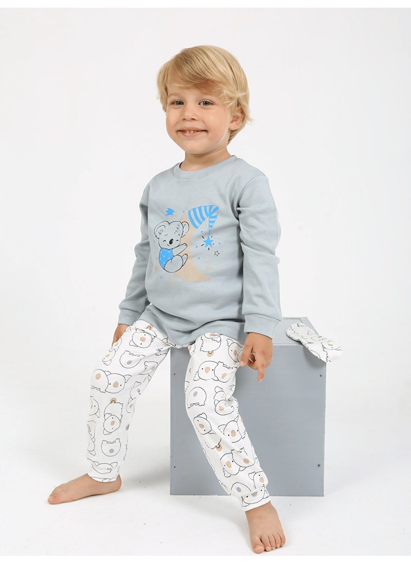 1-5 Years Old Boy Eye Patch Pajama Set