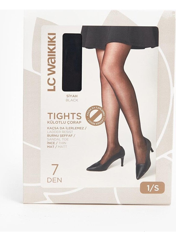 7 Denier Matte Women's Non-Slip Tights