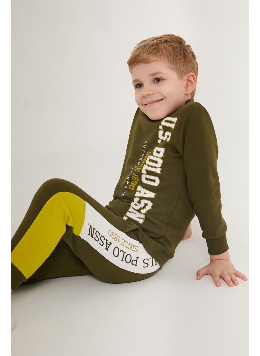 BASE. Polo Assn. Authenic Brand Dark Green Boy Tracksuit Set