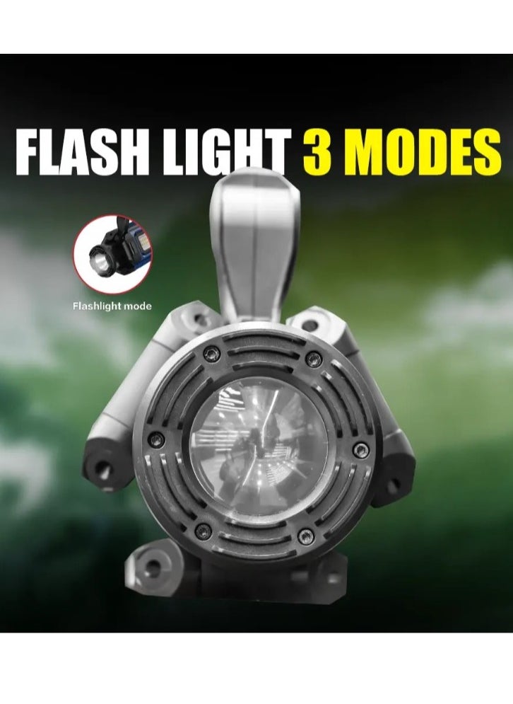 Camping Light, Electric Lantern, Camping Light with SMD LED, Rechargeable Battery, IPX4 Water Resistant, Multi-mode, Tripod Mount