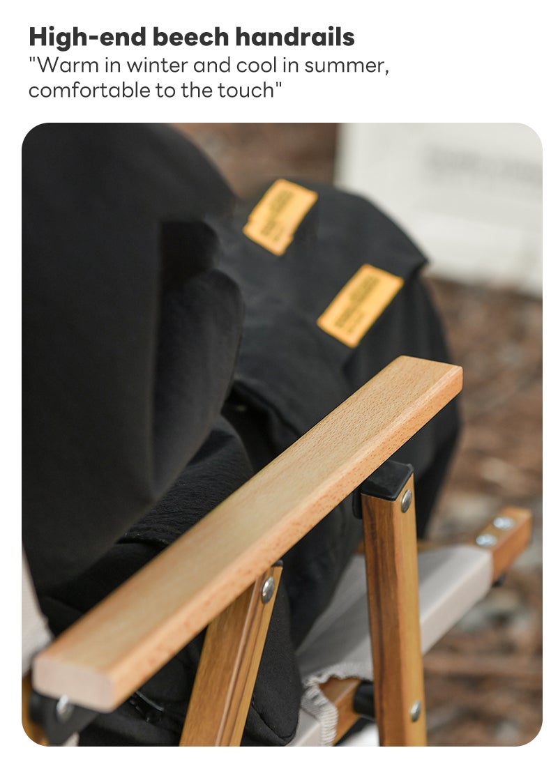 Outdoor Portable Waterproof Oxford Cloth Folding Chair, Suitable for Camping, Seaside, and Outdoor Activities 51*50*78CM