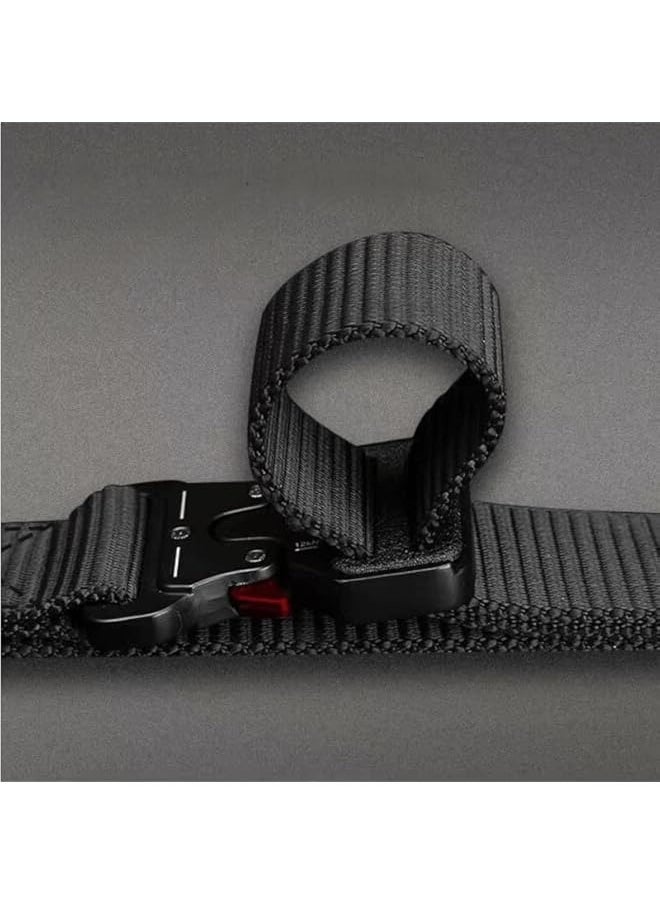 Style Tactical Belts for Men Adjustable Military Style Quick Release Metal Buckle Belt, 1.5