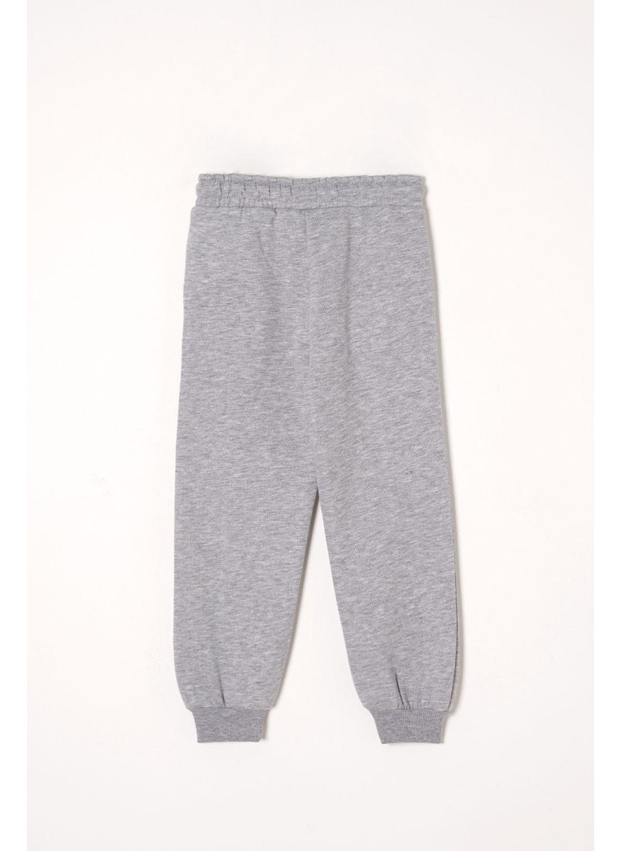 W Embroidered Gray Color Boy Tracksuit