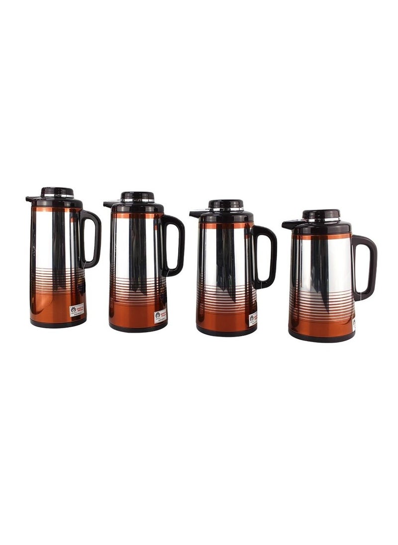 1L 1.3L 1.6L 1.9L Top Selling Arabic Glass Liner stainless steel thermal coffee carafe