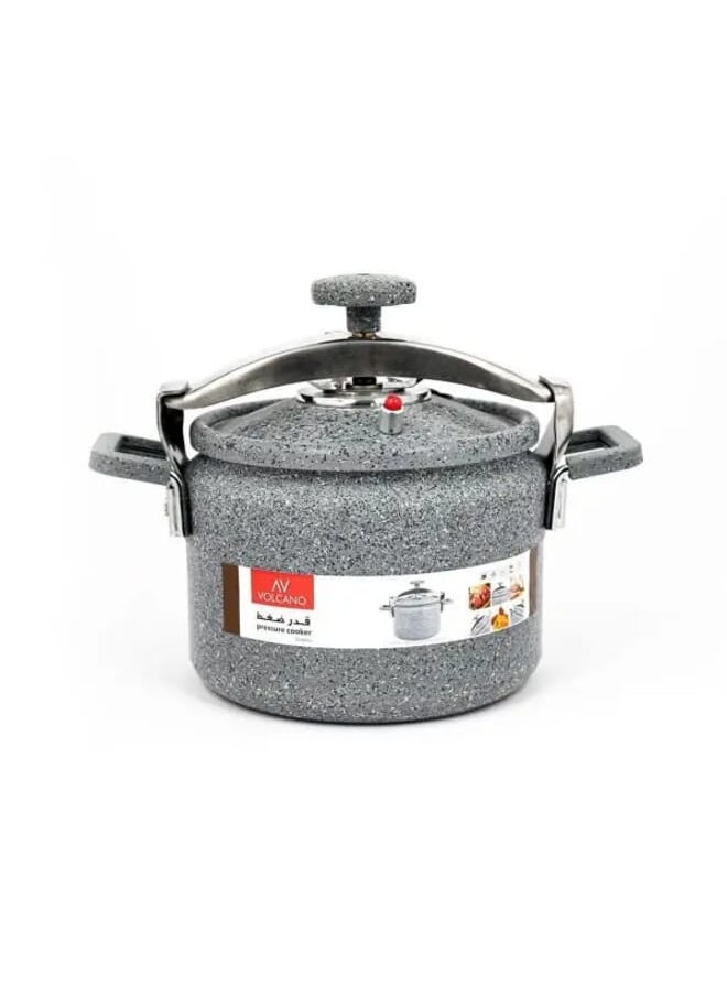 11Liters Volcano gray granite pressure cooker with metal handle 11 liters Grey