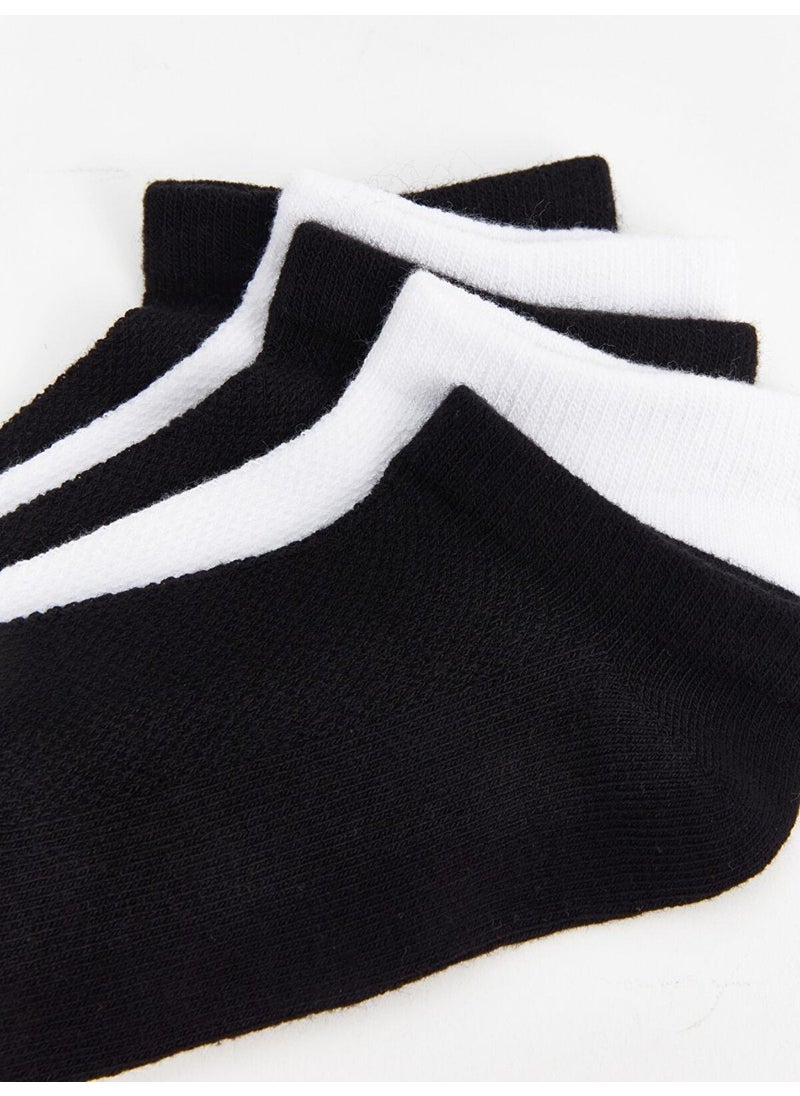 Lcw Kids Mixed Color Yarn Dyed Basic Boy Ankle Socks 5-Pack