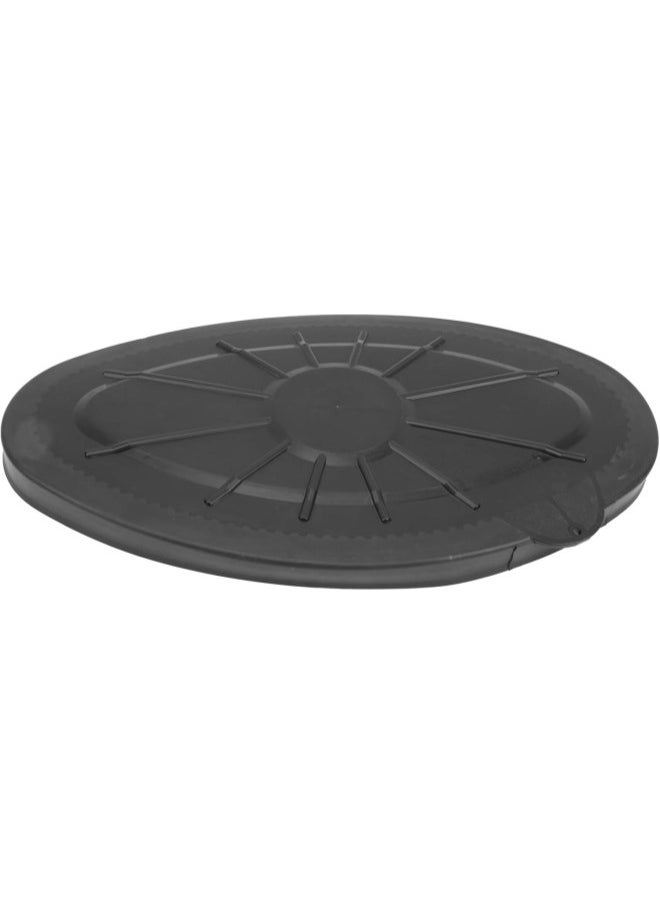 Waterproof Oval Deck Hatch Cover, Plastic Deck Inspection Plate for Marine Boat Kayak Canoe