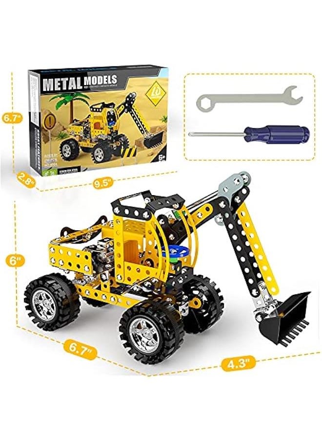 Stem Building Projects Toys for Kids Boys 8 9 10 11 12 Year Old, Metal Building Construction Model kit, Building Blocks DIY Toys