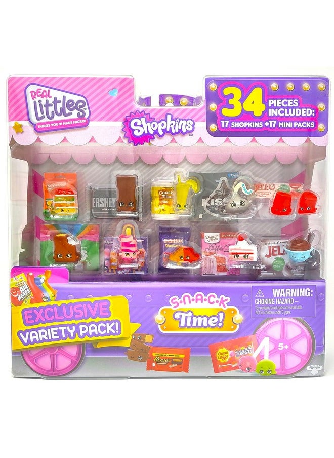 Collector'S Pack | 17 Real Littles Mini Plus 17 Real Branded Mini Packs (34 Total Pieces). Style May Vary