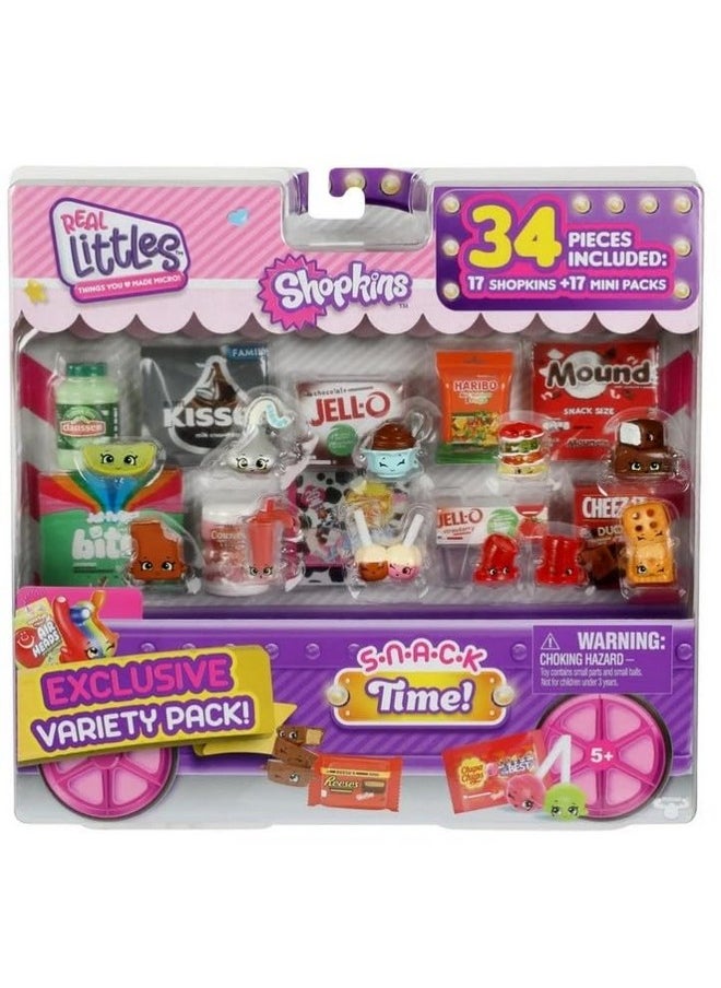 Collector'S Pack | 17 Real Littles Mini Plus 17 Real Branded Mini Packs (34 Total Pieces). Style May Vary