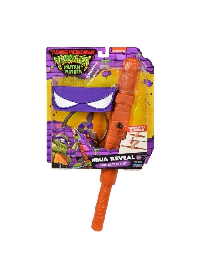 : Mutant Mayhem Donatello Bo Staff Basic Role Play Set By Playmates Toys