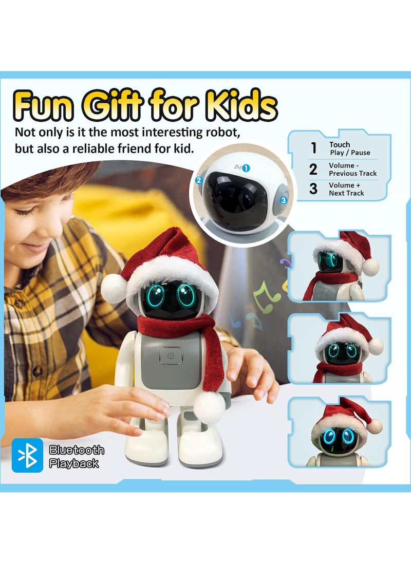 Dancing Robot Speaker-Portable Dancing Robot Bluetooth Speaker for Kids Ages 3-10, Intimate Companion for Adults & Kids, Smart Robot Bluetooth Speaker with Android & iOS APP Remote