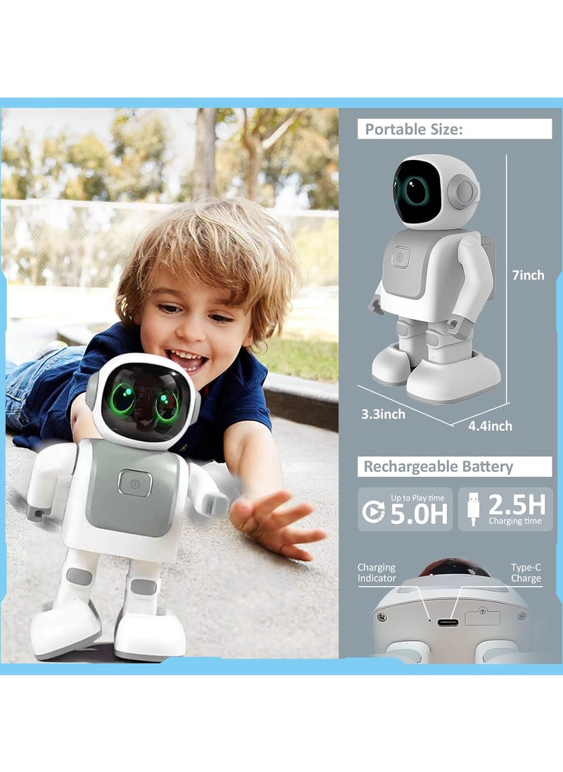 Dancing Robot Speaker-Portable Dancing Robot Bluetooth Speaker for Kids Ages 3-10, Intimate Companion for Adults & Kids, Smart Robot Bluetooth Speaker with Android & iOS APP Remote