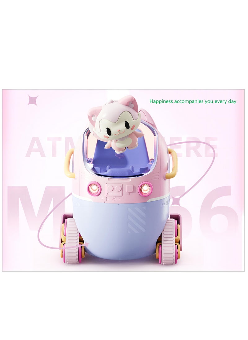 Household Pink Portable Air Humidifier Ultrasonic Luminous, Household Toys, Kitchen Toys, Children's Toys, Girls' Toys