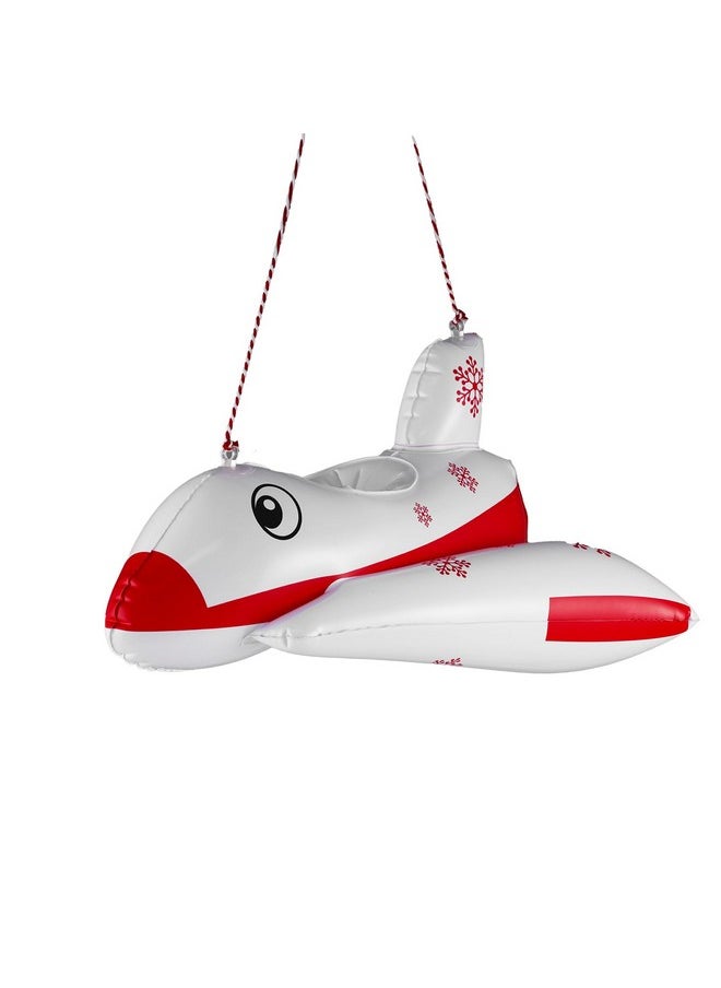 Santa Clothing Accessories Inflatable Aircraft Airplane Plane Ship Flying Boat For Elf Doll Christmas Decoration（Doll Is Not Included