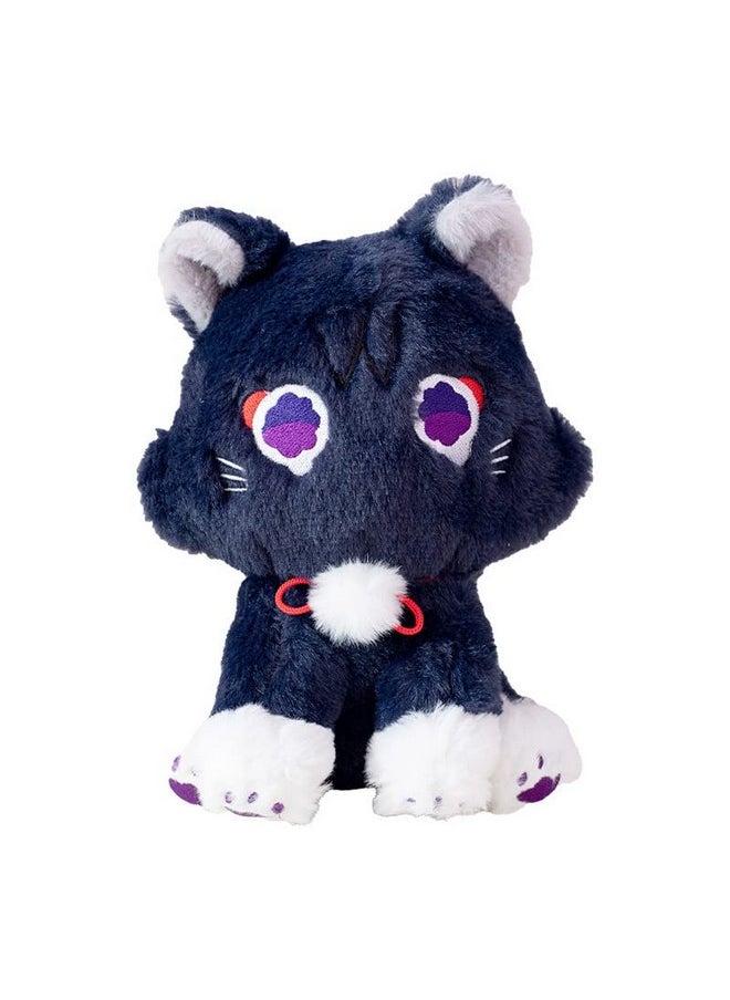 9Inch Anime Cat Plush Toy,Scaramouche Wanderer Cat Plush Stuffed Animal Toy,Cute Scaramouche Cat Plush Doll,Soft Scara Cat Plushies Plush Pillow For Kids Plush Figure Gift