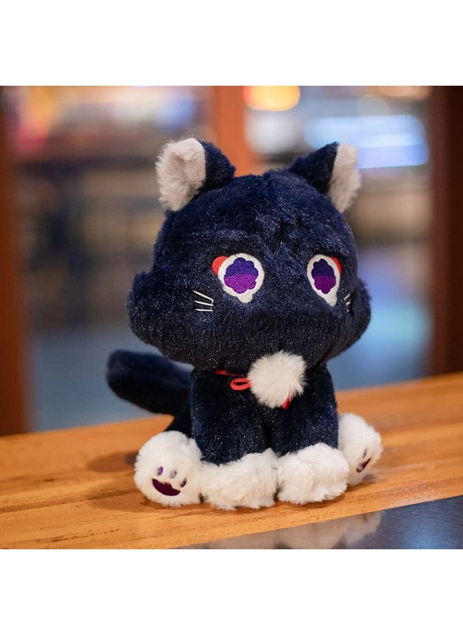 9Inch Anime Cat Plush Toy,Scaramouche Wanderer Cat Plush Stuffed Animal Toy,Cute Scaramouche Cat Plush Doll,Soft Scara Cat Plushies Plush Pillow For Kids Plush Figure Gift