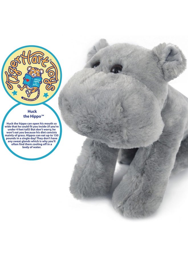 Huck The Hippo - 12 Inch Stuffed Animal Plush - By Tigerhart Toys