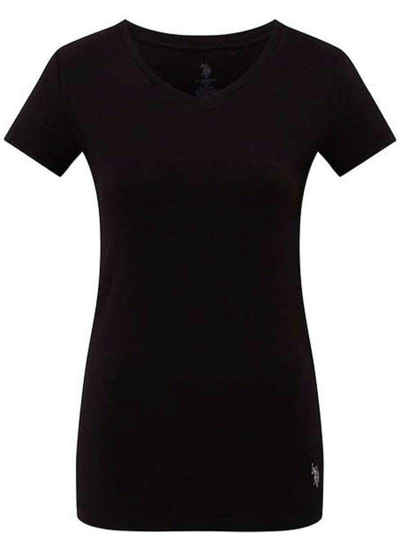 Women's Short Sleeve V Neck Basic T-Shirt