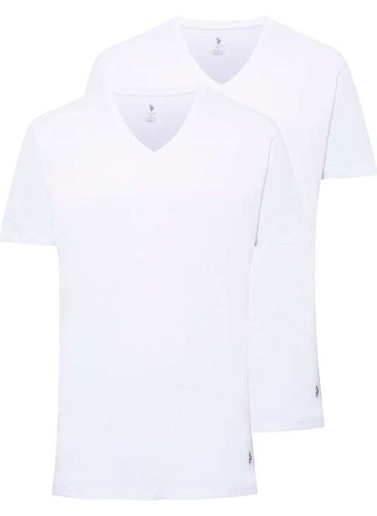 BASE. Polo Assn. Men's White 2-Piece T-shirt 80199