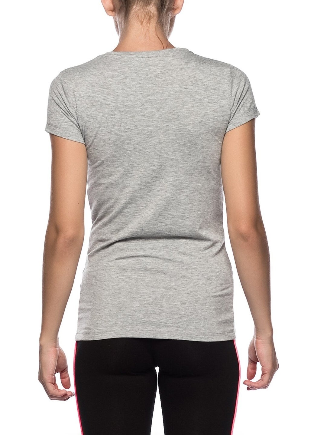 Round Neck Short Sleeve Women's Basic T-Shirt