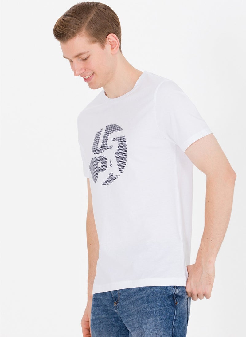 Base. Polo Assn. Crew Neck White Men's T-Shirt Onza