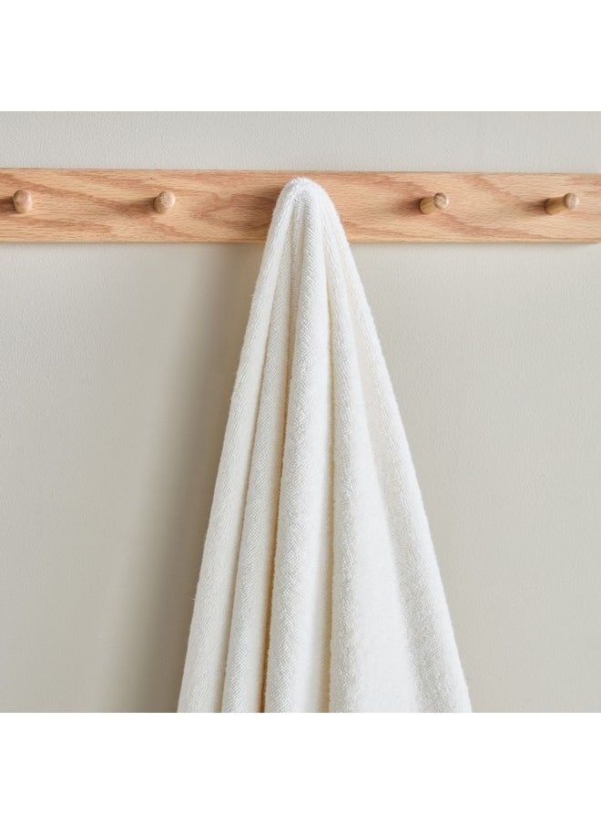 Opulence Jacquard Flora Border Turkish Cotton Bath Towel 140 x 70 cm