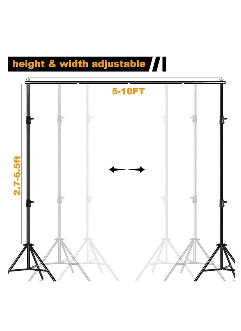 Xria 2 x 3m 6.5x10ft Photo Studio Background Support Stand Backdrop Crossbar Bracket