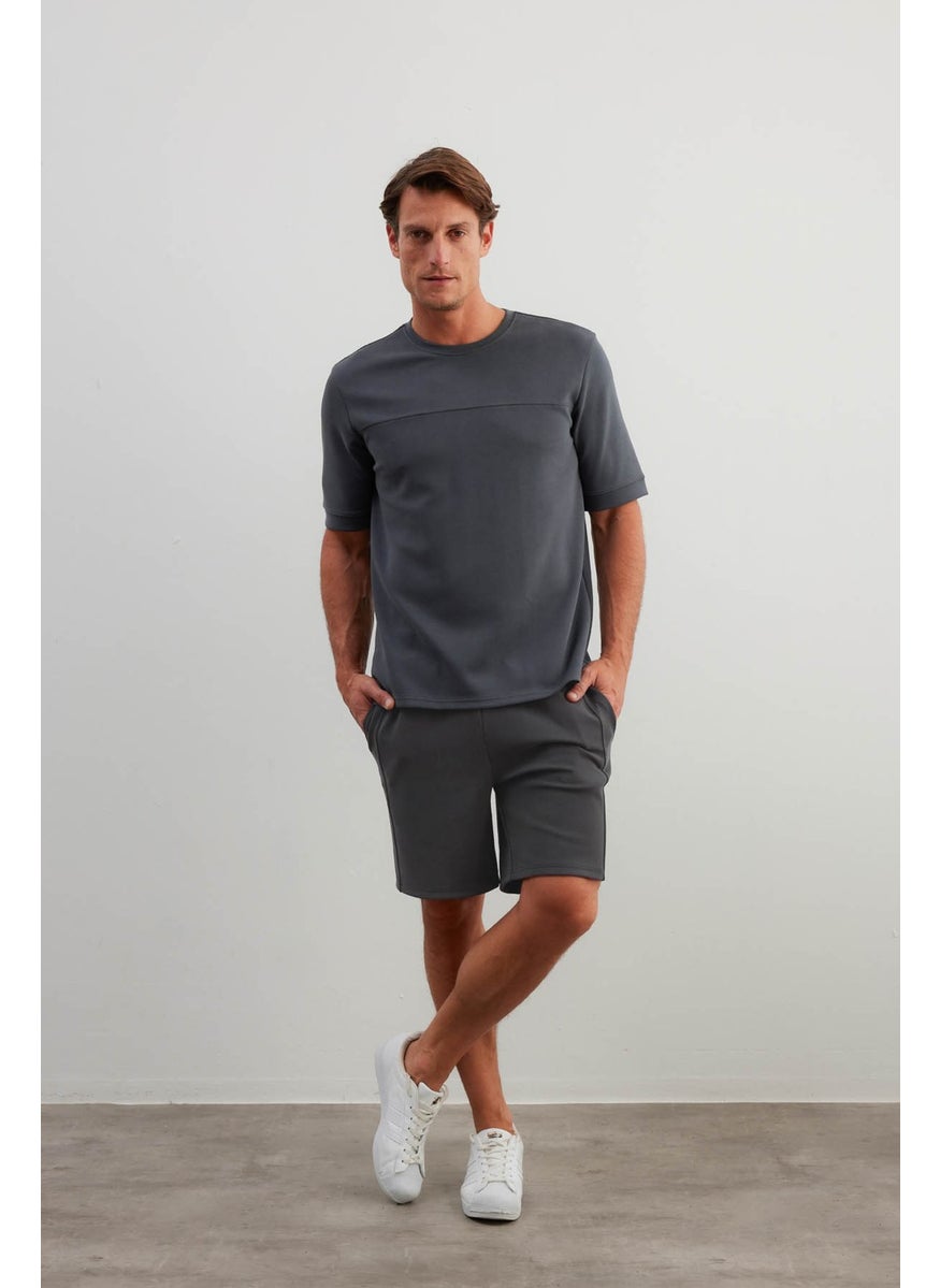 Men's Soft Touch Short Sleeve T-Shirt Shorts Set