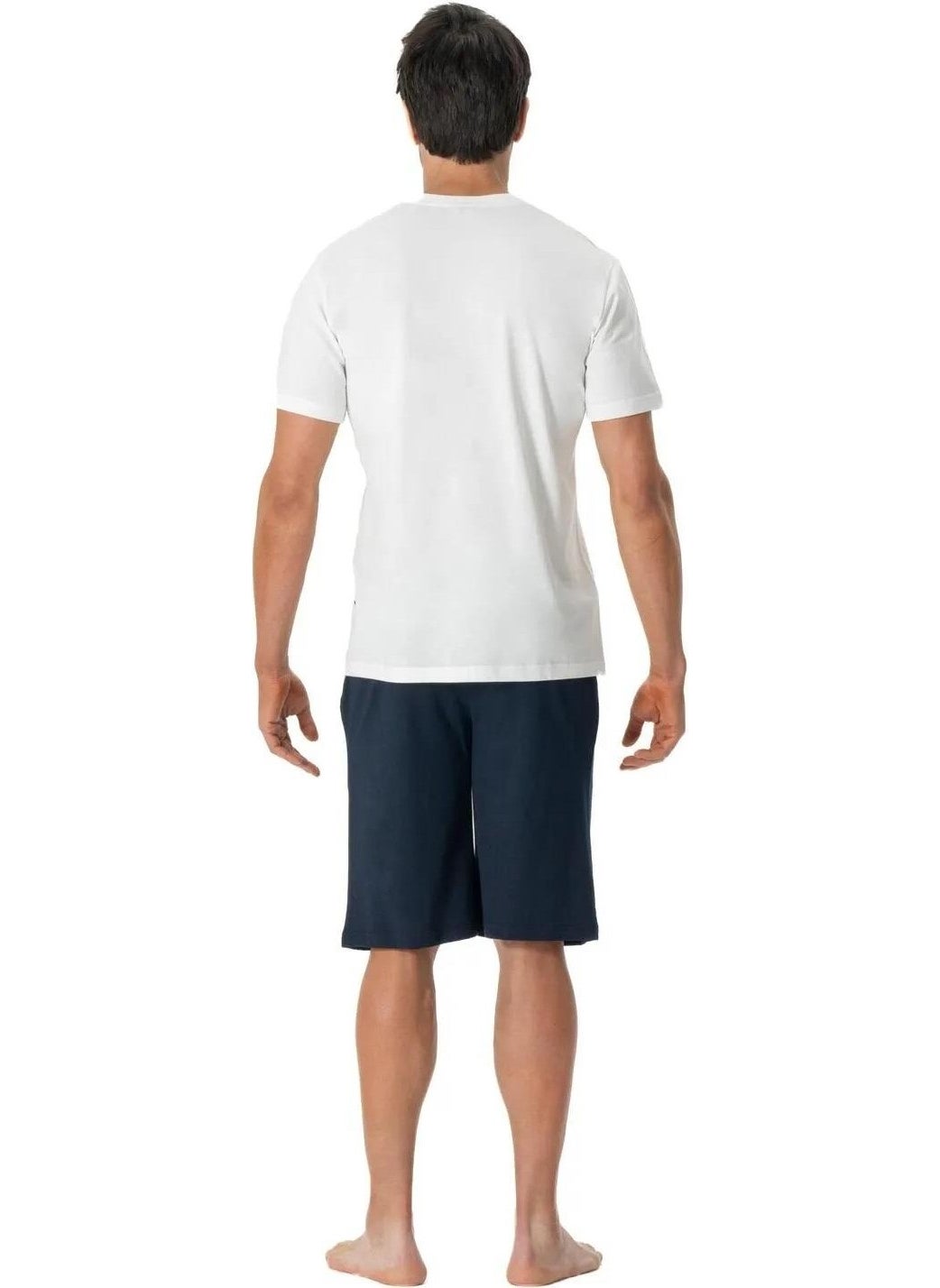 Men's Licensed Cotton Crew Neck T-Shirt and Pocket Shorts Set