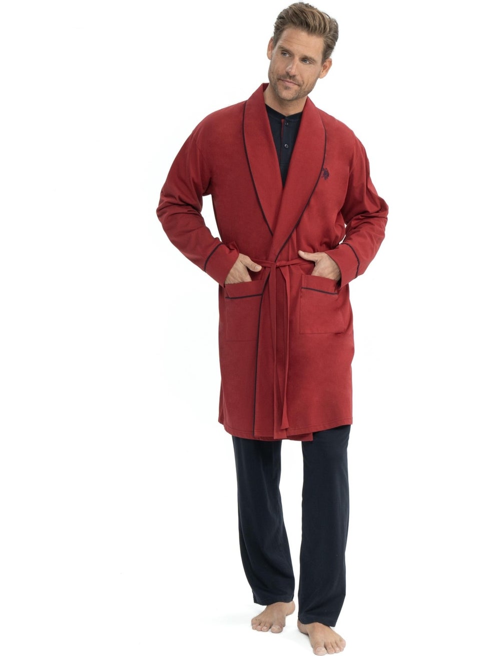 5-Piece Men's Dressing Gown Set with Dowry Box