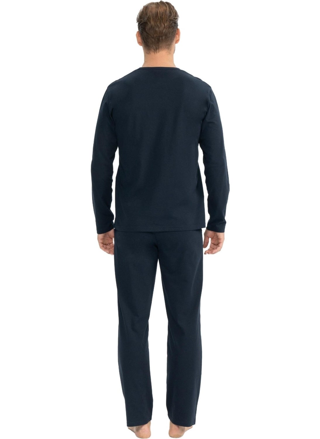 Men's Long Sleeve Seasonal Pajama Set