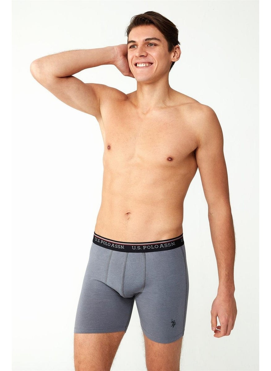 80482 Men's Modal Long-Legged Boxer-Anthracite