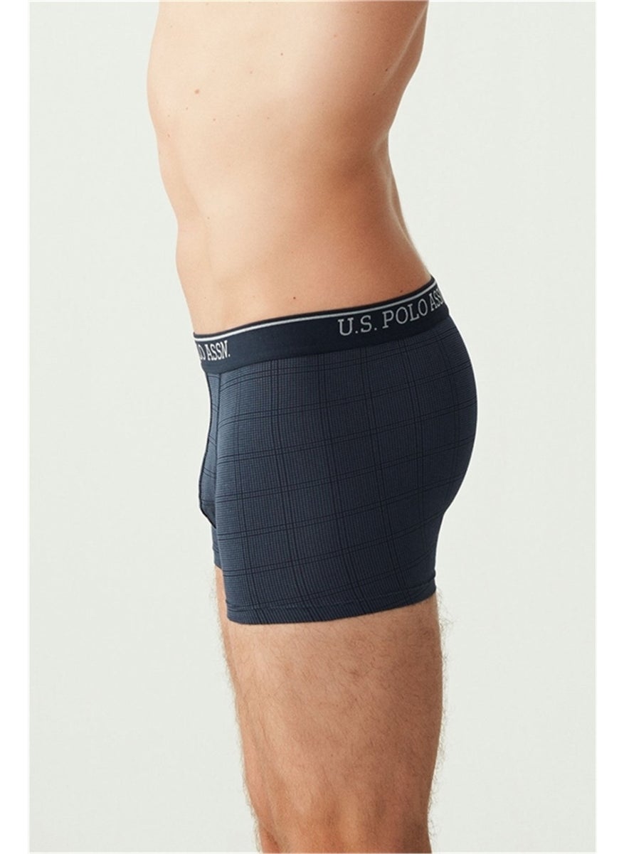 BASE. Polo Assn. 80263 Men's 3-pack Boxer - Navy blue&greymelange&indigoprinted