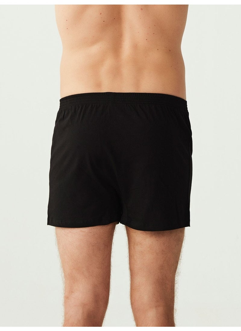 BASE. Polo Assn. Men's Black Boxer Shorts 80054