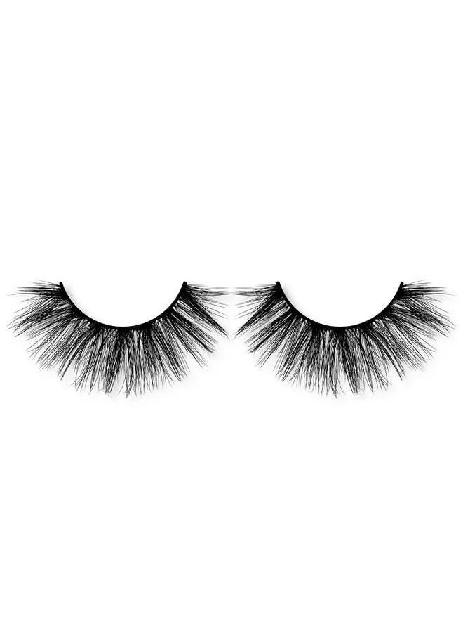 Rebelde Faux Mink Wispy Lashes, Reusable, 3 Pack