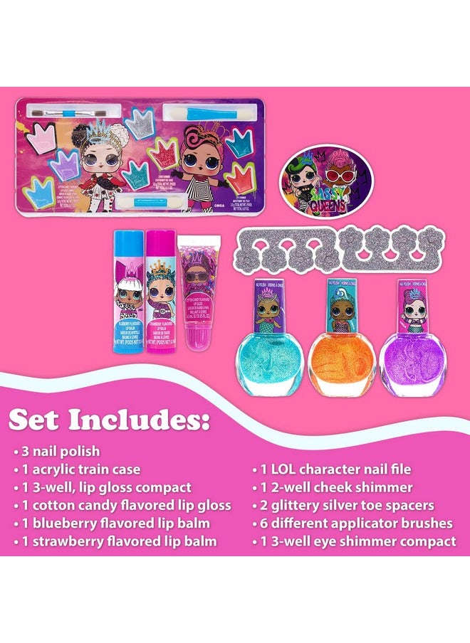 Kids Makeup Kit For Girls, Real Washable Beauty Toy Makeup Set, Girls Beauty Gift, Play Makeup And Pretend Play Toys Ages 3 And Up, Townley Girl