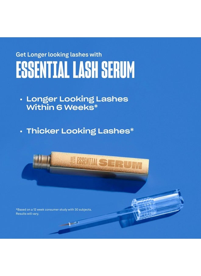 Babe Lash Serum - Fuller & Longer Looking Eyelashes, Clear Essential Serum For Natural Lashes And Lash Extensions, 2Ml, 3-Month Supply