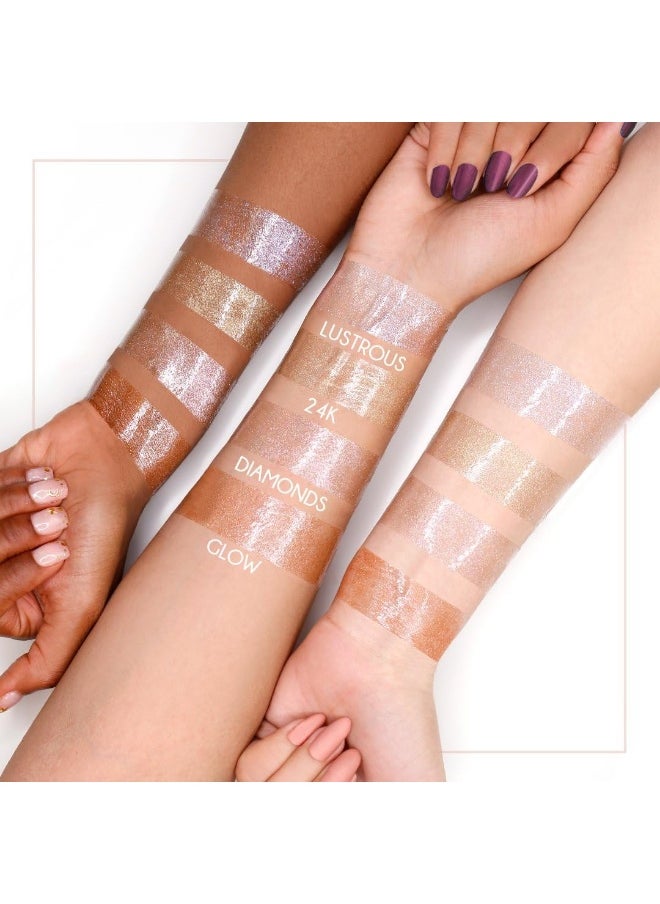 Usa. Tinted Lip Gloss Moisturizer Plumper. Pearl High Shimmer Finish. Non-Sticky, Pigmented, Long Lasting Formula. - Lustrous