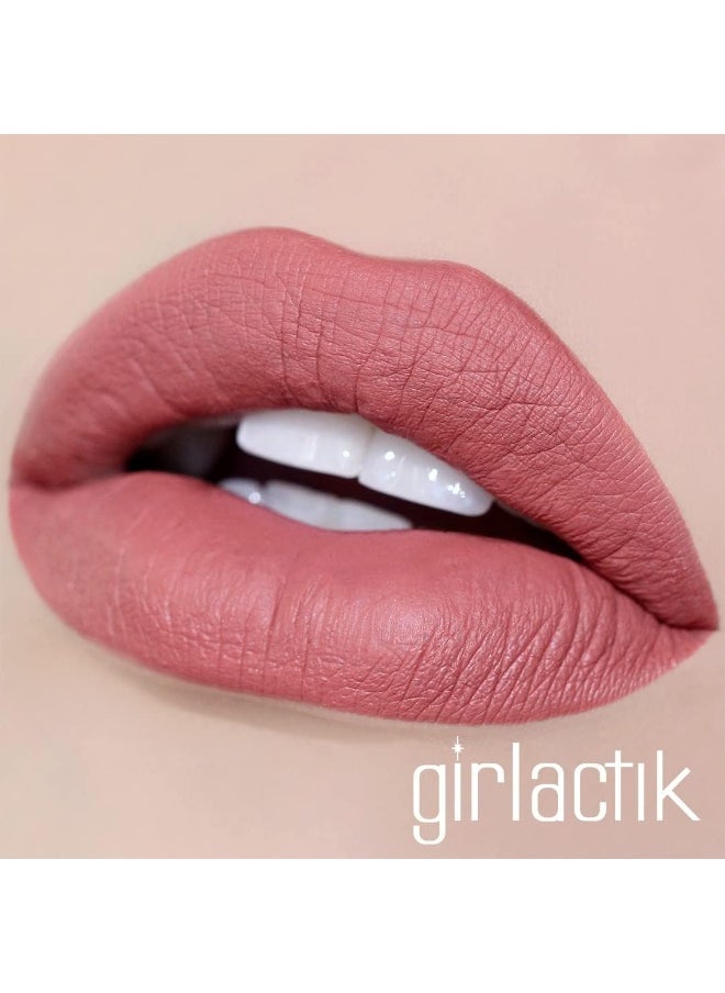 Matte Lip Liquid In Watermelon Pink Shade