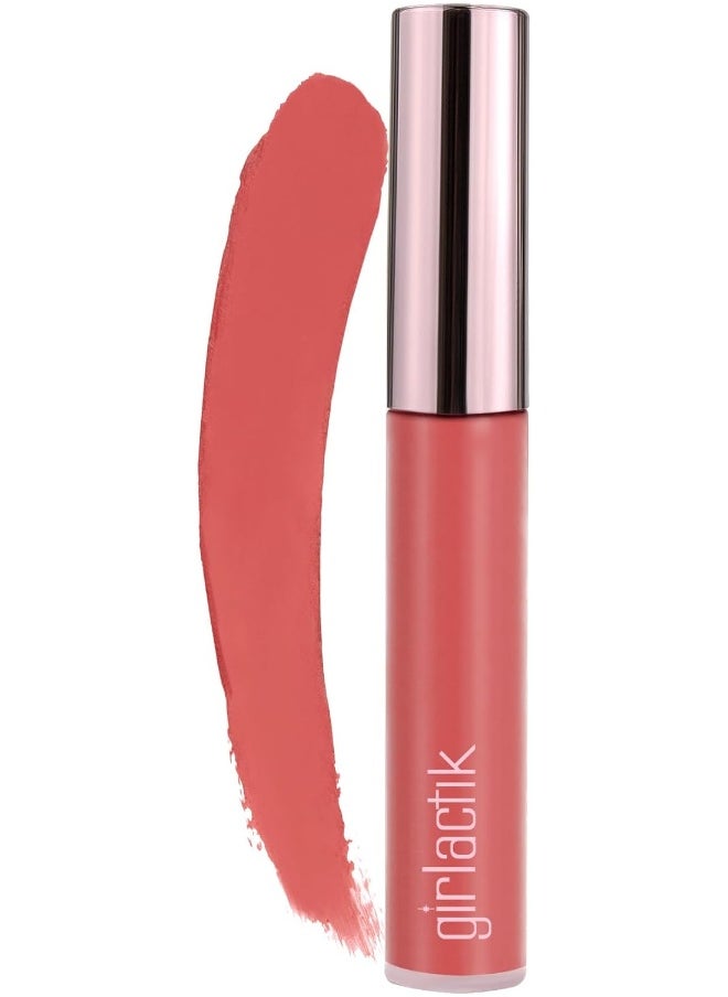 Matte Lip Liquid In Coral Pink Shade